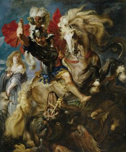 Rubens: Szent György és a sárkány, 1605–1607